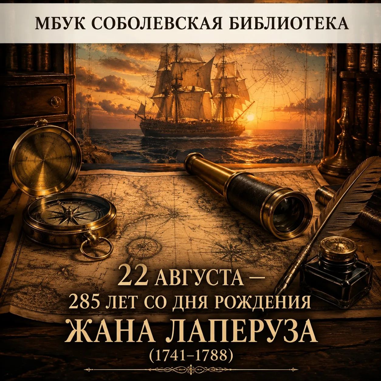 22 АВГУСТА — 285 ЛЕТ СО ДНЯ РОЖДЕНИЯ ЖАНА ЛАПЕРУЗА (1741–1788)