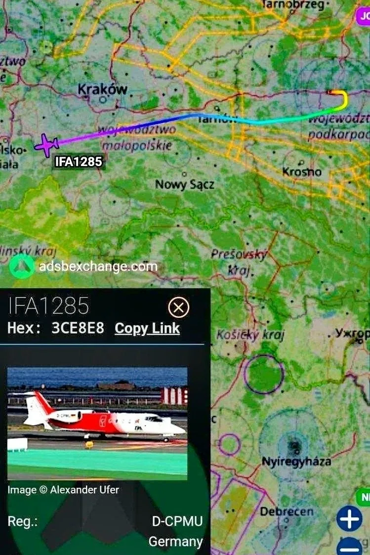 ❗️В июле 2026 г. на аэродром Жешув (Польша) выполнено не менее 69 авиарейсов с военными...