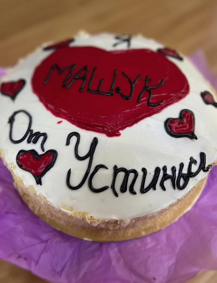 Коллектив Центра выражает искреннюю благодарность маме Галустовой Устиньи за чудесный сюрприз — торт