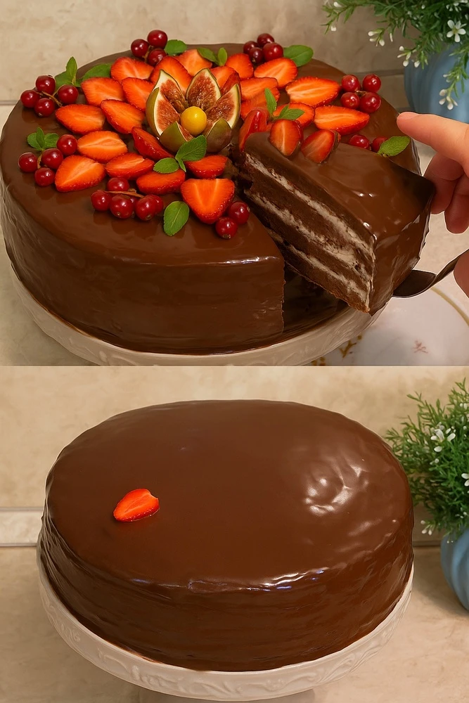 Очень вкусный, нежный, тающий тортик