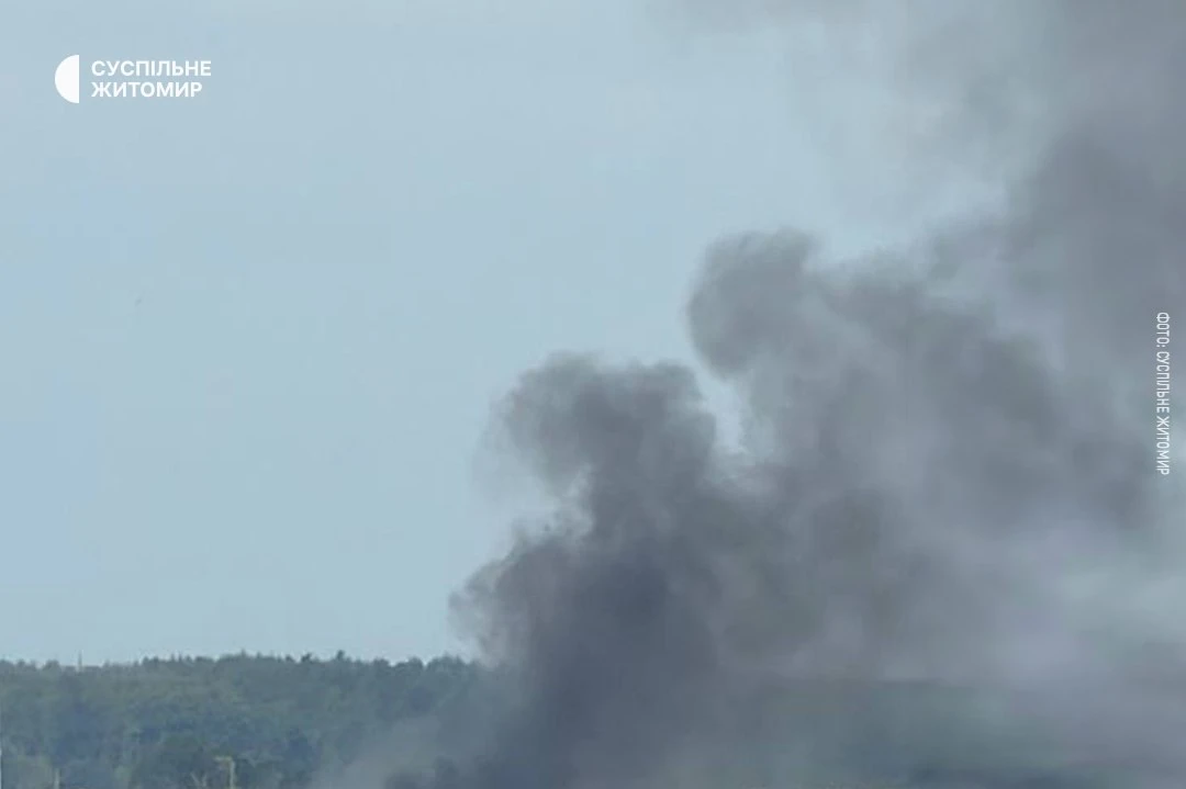 в 12:10 Герань прилетела по цели в Бердичеве Житомирской области