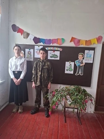 21 февраля в школе прошёл утренник, посвящённый Дню защитника Отечества