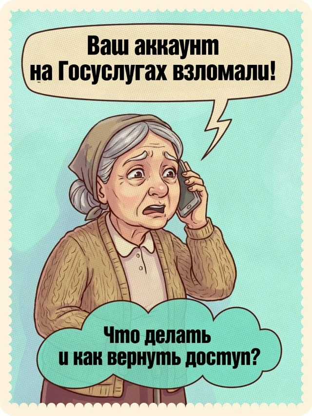 Что делать, если взломали Госуслуги?
Взлом личного кабинета на Госуслугах — это реальная угроза. С и