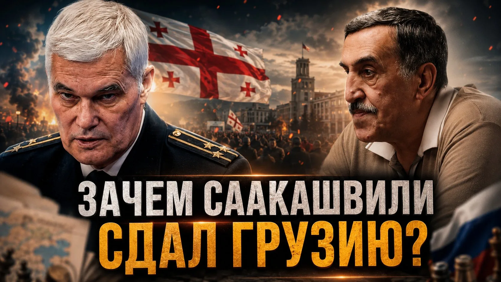 ЗАЧЕМ СААКАШВИЛИ СДАЛ ГРУЗИЮ? В ШАГЕ ОТ ВОЙНЫ! | Константин Сивков и Владимир Хомерики
