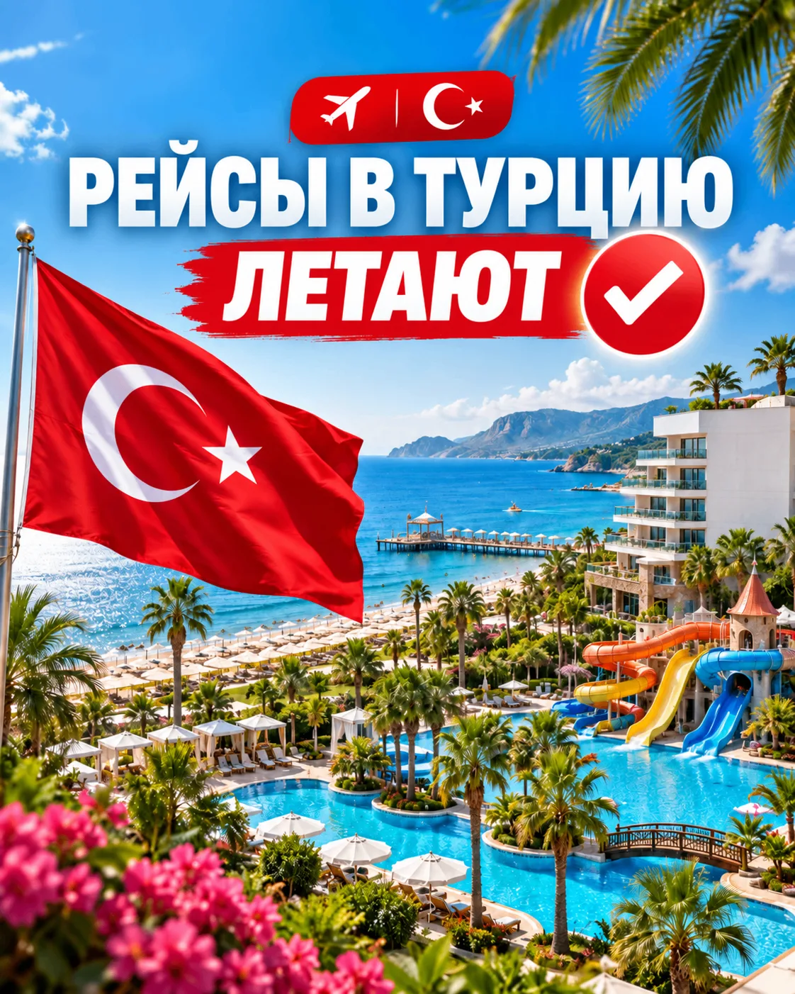 ✈️🇹🇷 РЕЙСЫ В ТУРЦИЮ ЛЕТАЮТ