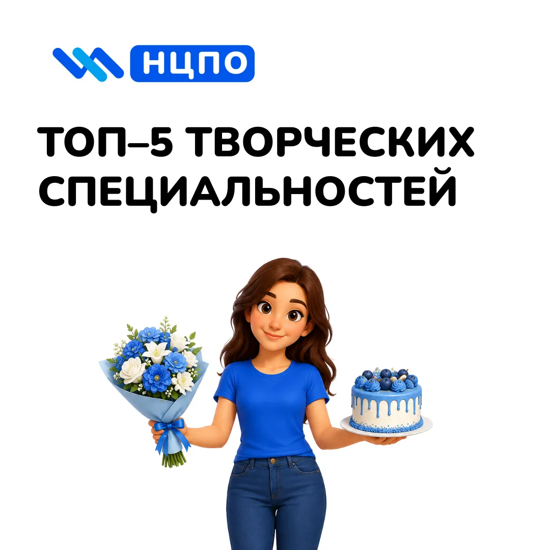 🎨 ТОП–5 творческих специальностей

Когда говорят о творческих профессиях, многие сразу представля
