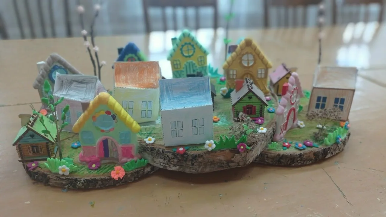 🏘Сказка своими руками: «Русская деревня» готова!