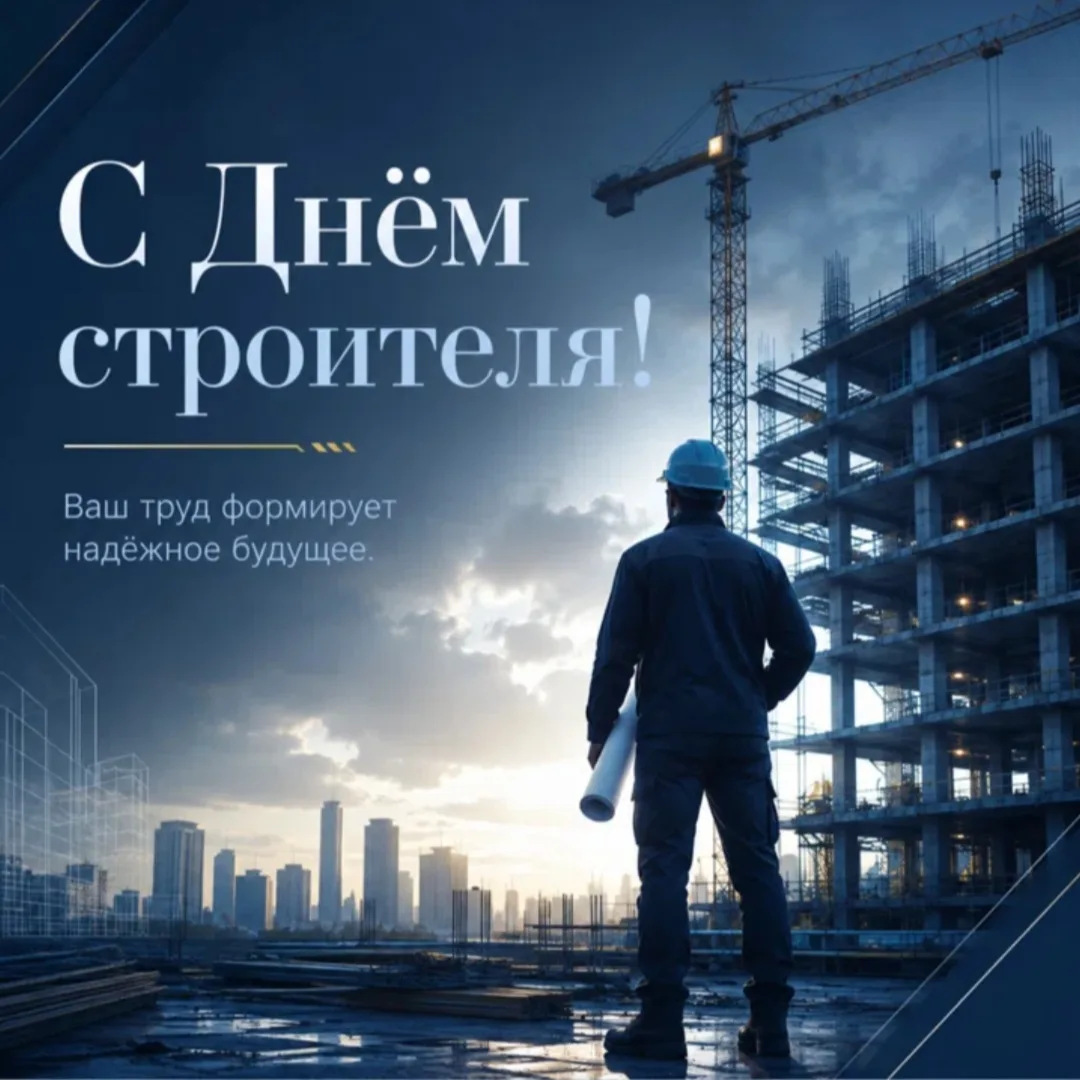 Друзья , поздравляю всех причастных с Днем Строителя .!