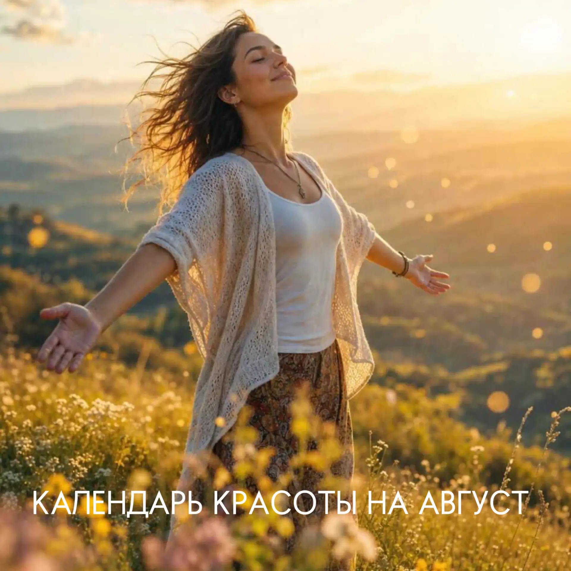КАЛЕНДАРЬ КРАСОТЫ на АВГУСТ 🧐