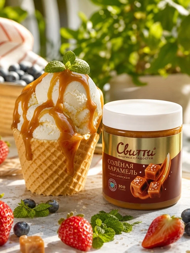 Солёная карамель и мороженое: идеальное лето 🍦