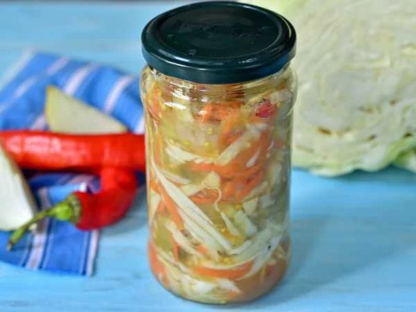 БАКЛАЖАНЫ С КАПУСТОЙ ПО-КОРЕЙСКИ