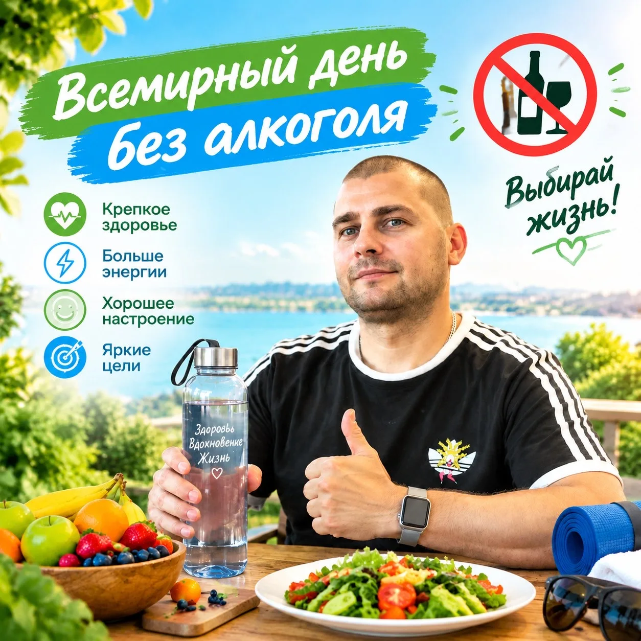 Сегодня - Всемирный день без алкоголя! 🌍