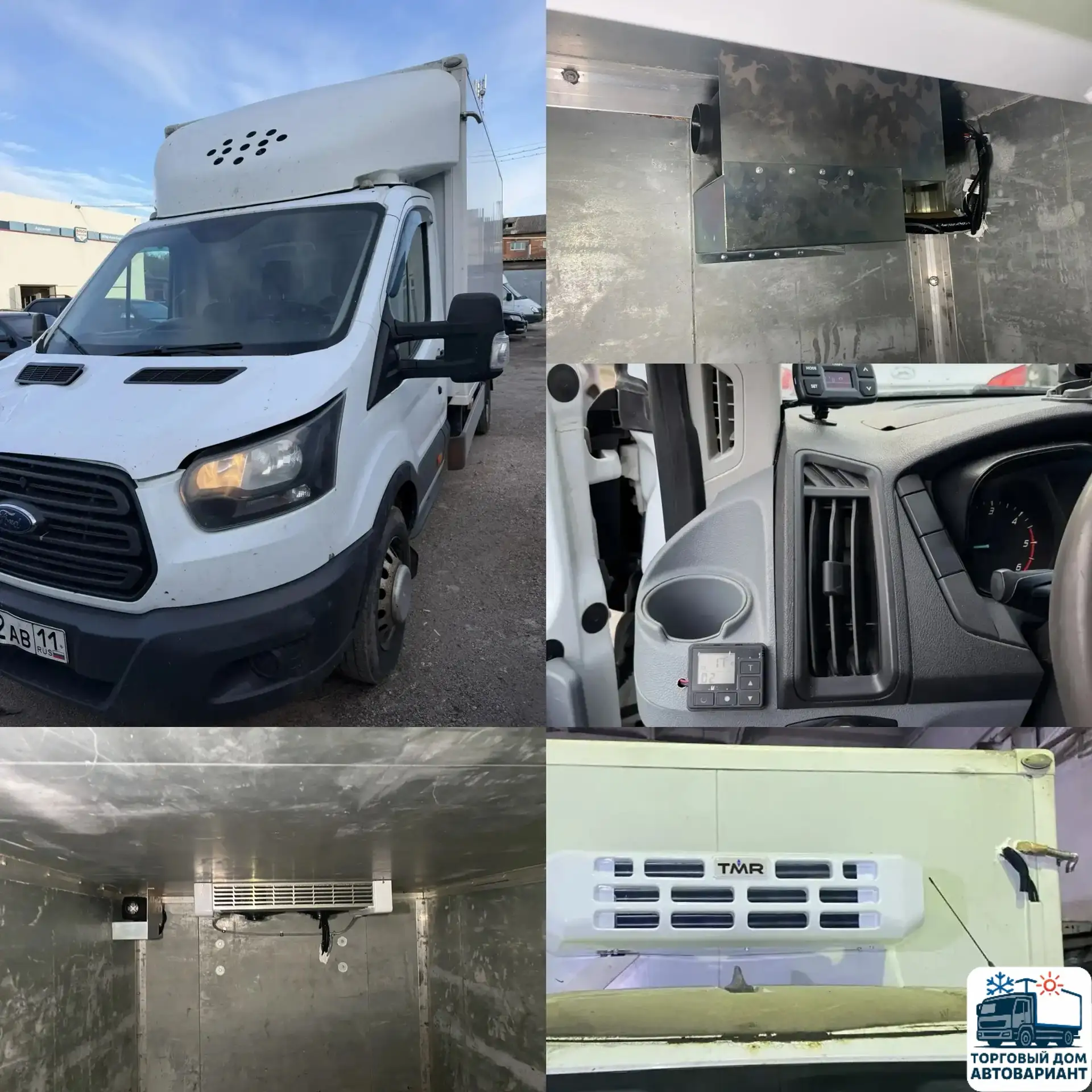 ♨️Установка воздушного отопителя Aero Comfort 4D в грузовой фургон Ford Transit