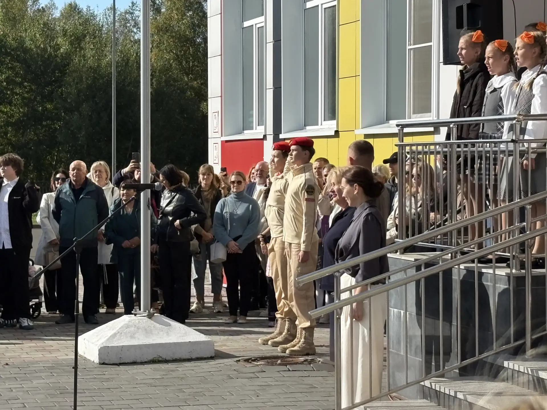 🏫1 сентября, в нашей школе прошли торжественные линейки в честь Дня знаний