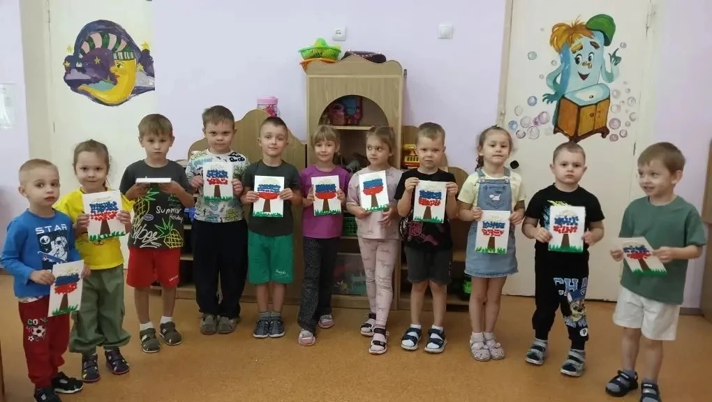 В дошкольном отделении «Солнышко» прошла неделя патриотического воспитания. Ребята из г...