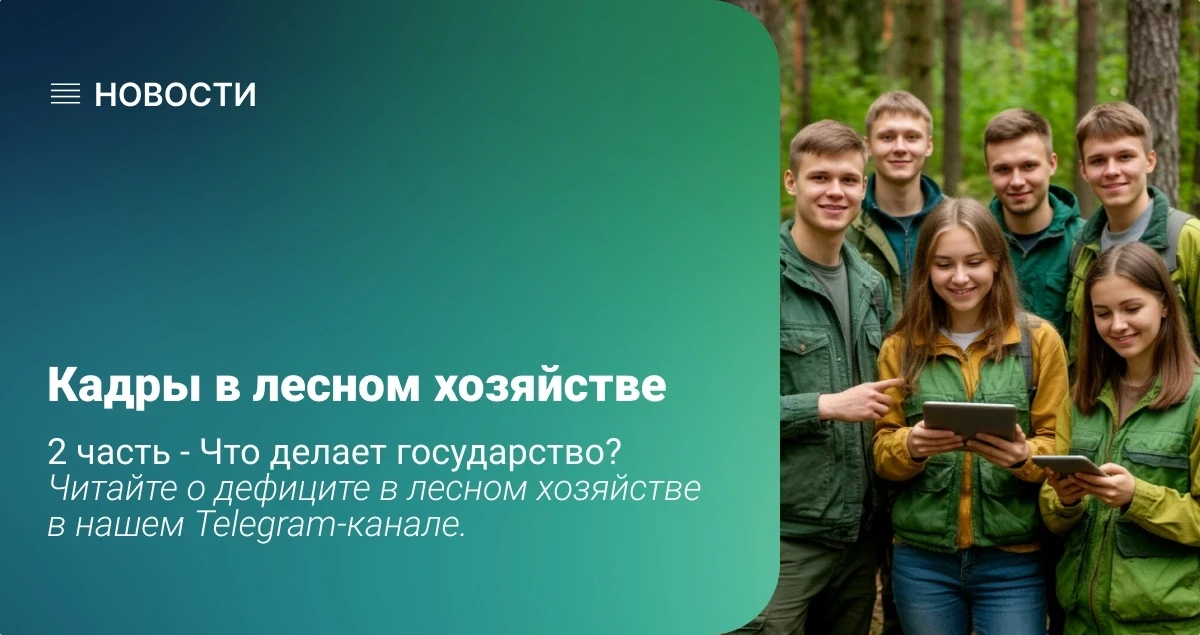 🌲 Кадры в лесном хозяйстве: продолжение