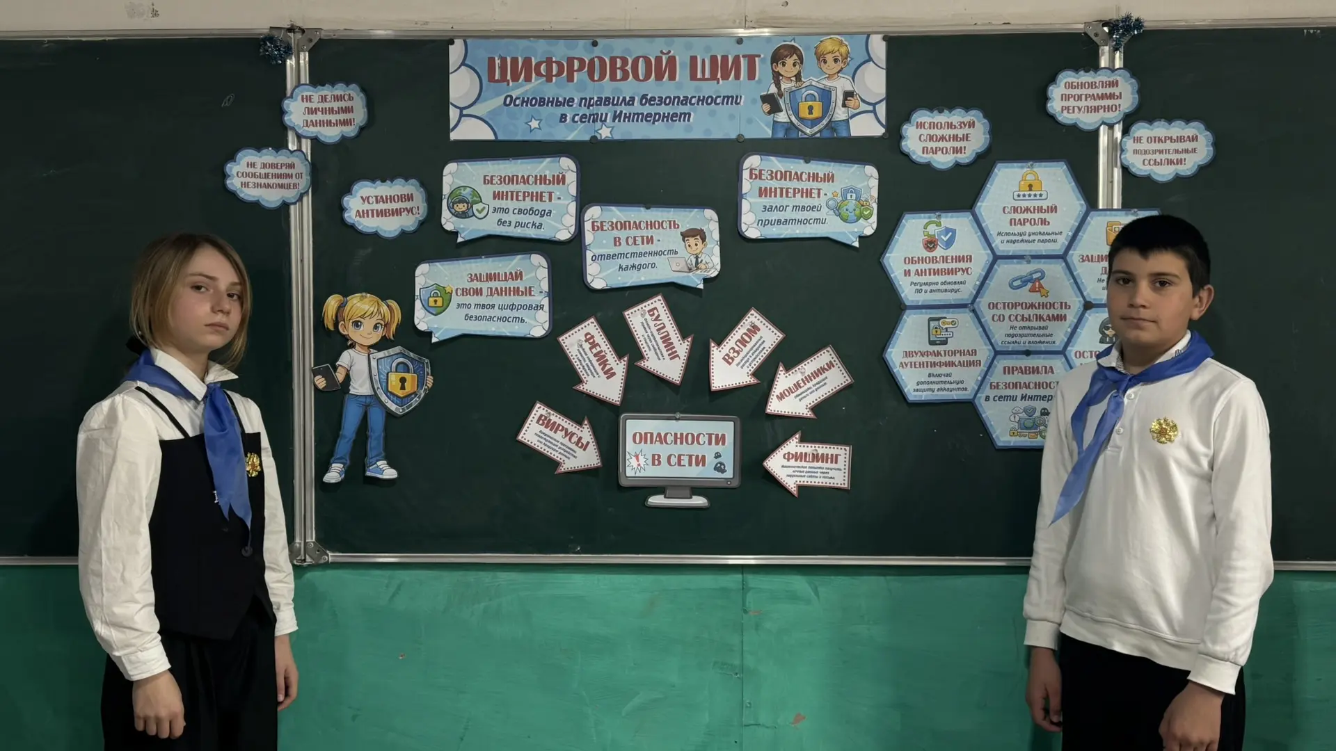 «Разговоры о важном» на тему «Цифровой щит. Основные правила безопасности в сети Интернет.
