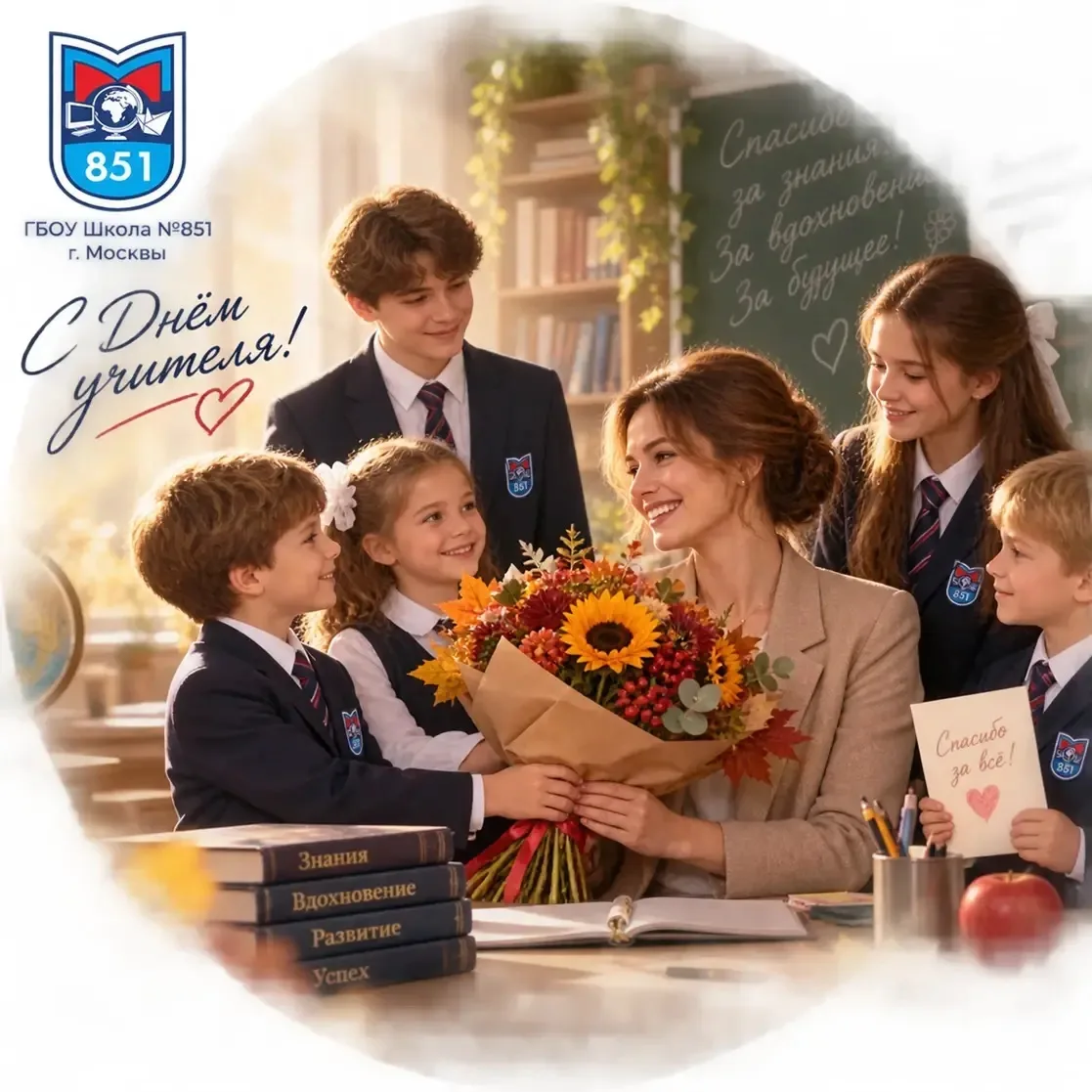 С Днем Учителя! 🌸