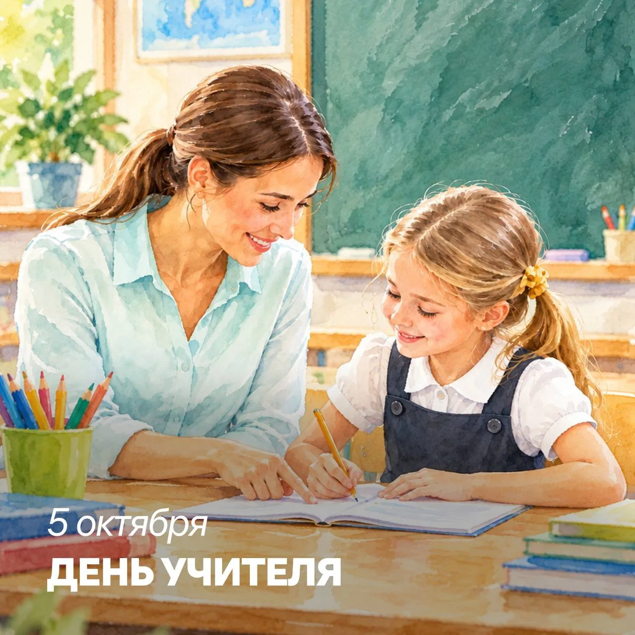 С праздником, наши дорогие учителя!