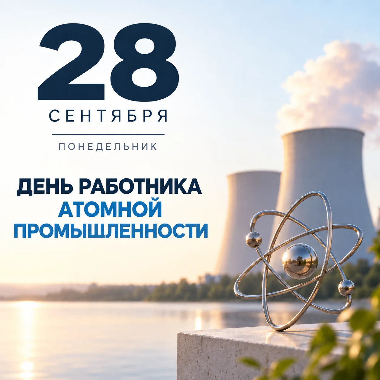 28 сентября — День работника атомной промышленности ⚛️
