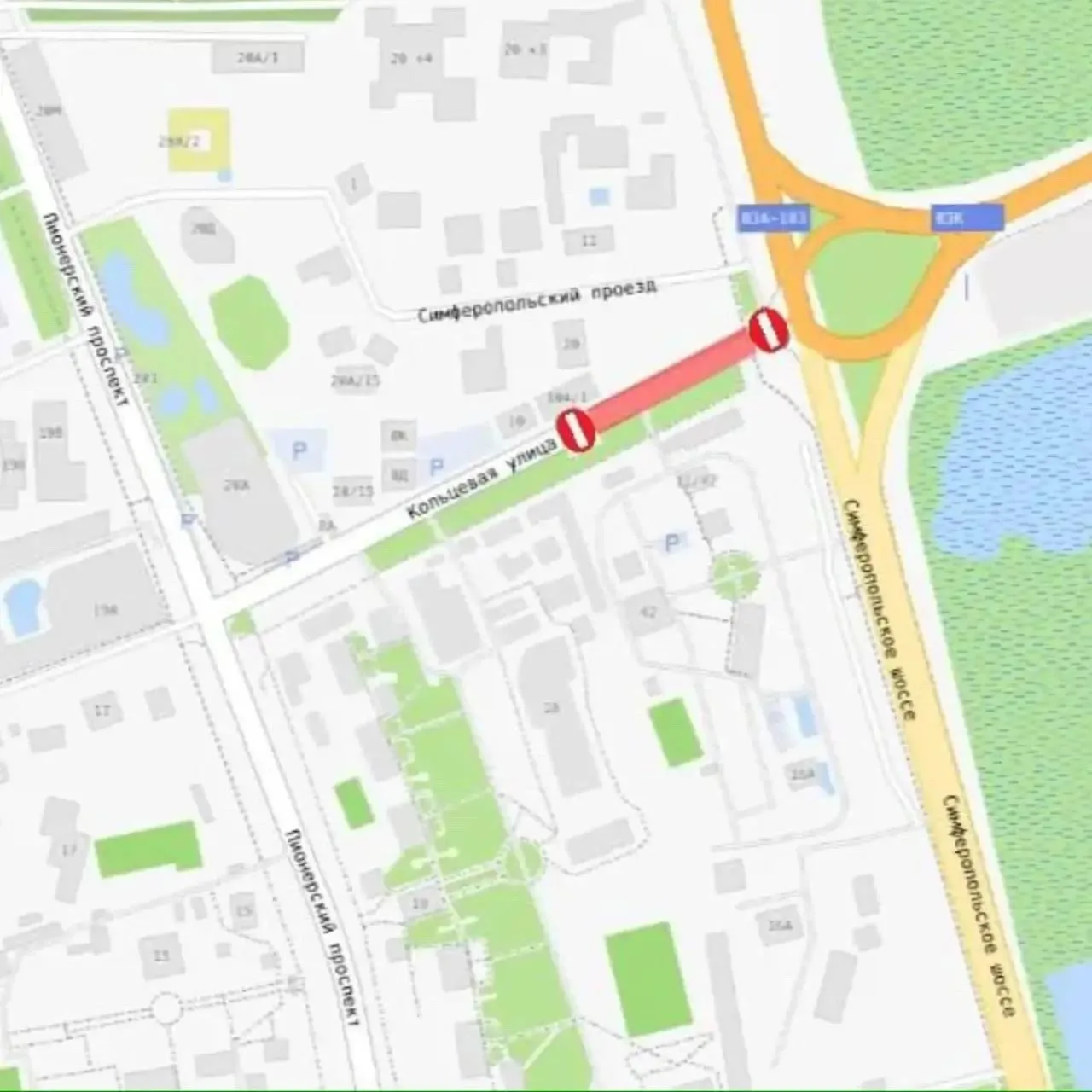 🚗 В Анапе с 31 марта по 15 мая введут ограничение движения на улице Кольцевой.  Причина — строительн