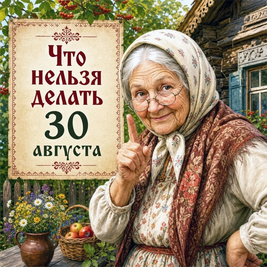 🚫 Что нельзя делать 30 августа