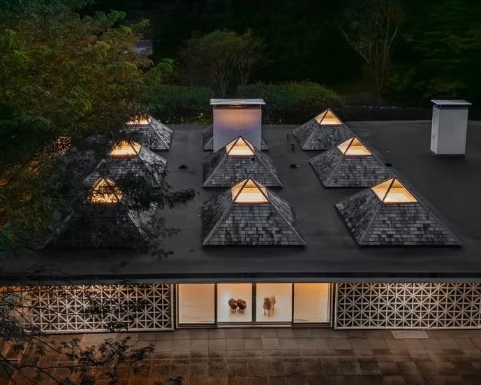 Celanese House, построенный легендарным архитектором Эдвардом Стоуном в 1959 году, выст...