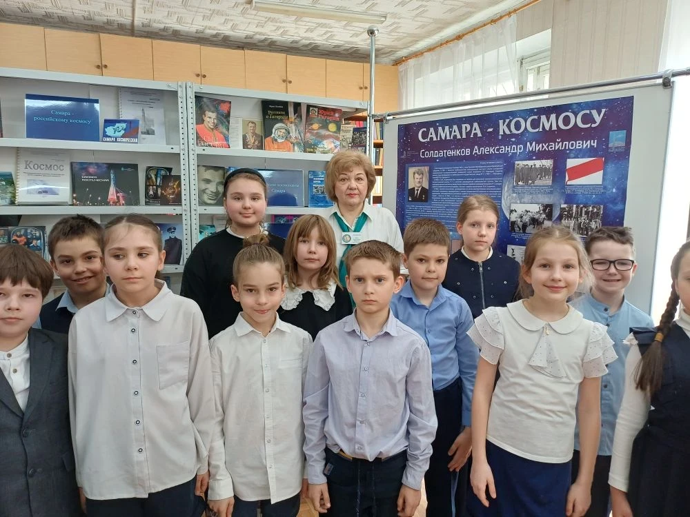 В рамках празднования юбилея первого космического полёта человека в космос, ученики 2 «Б» класса вме