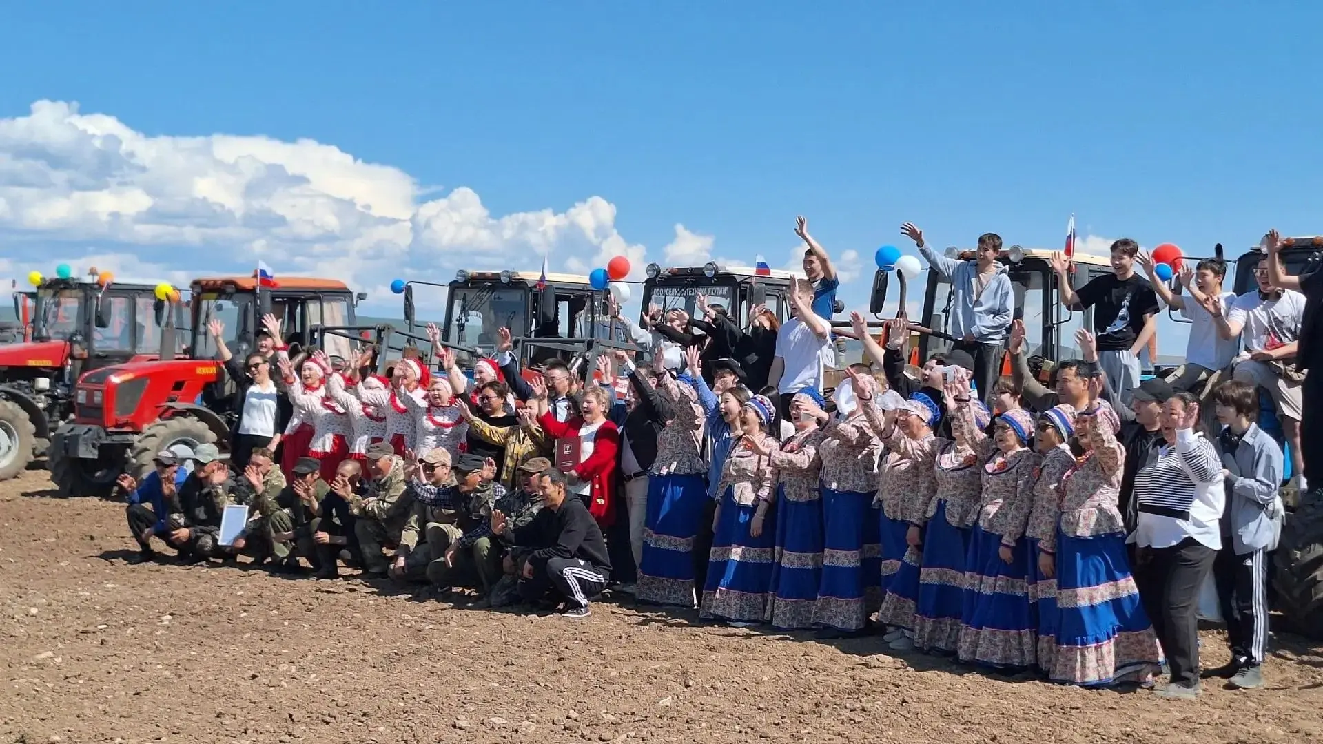 Праздник Первой борозды в селе Олекминское.