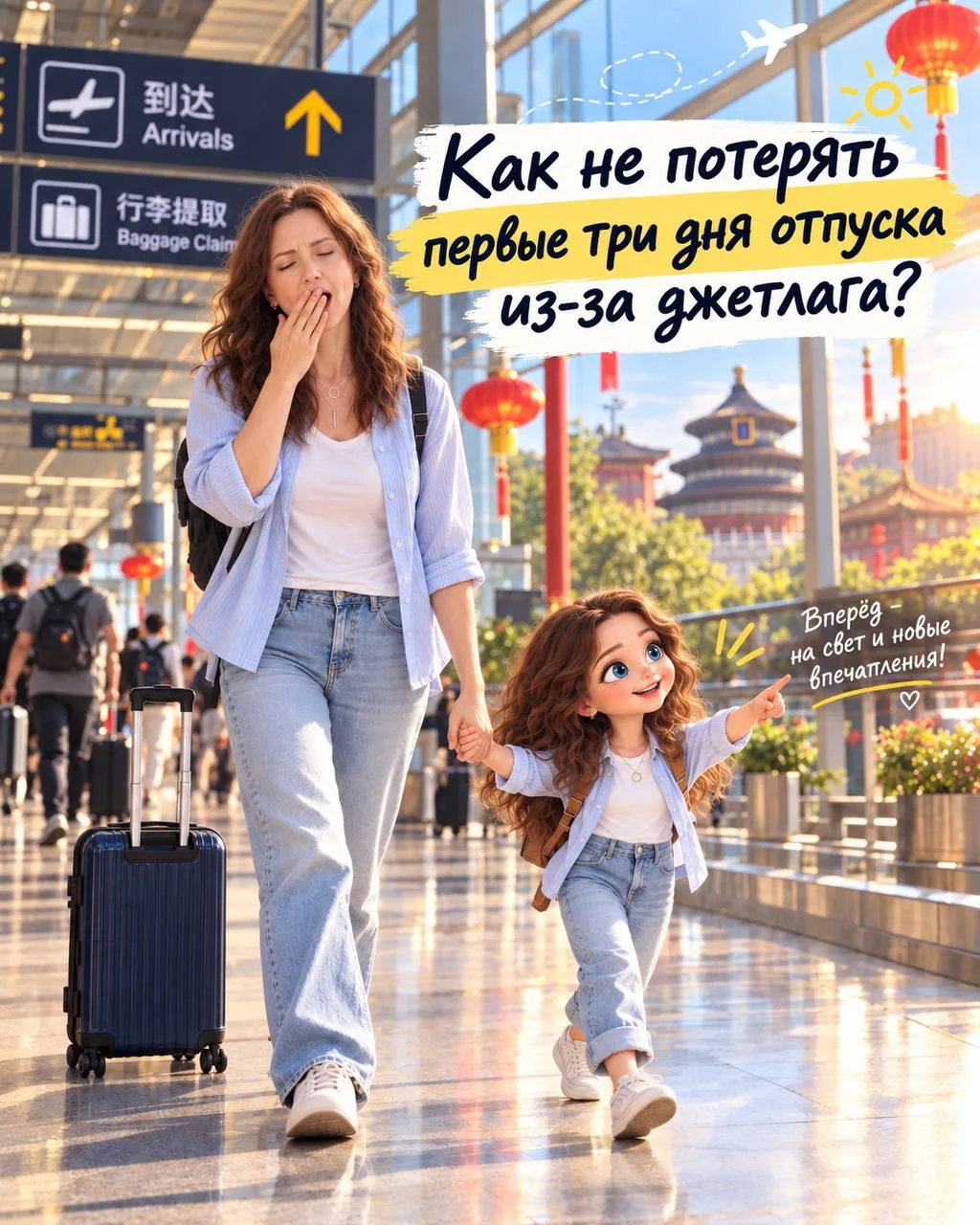 Как не потерять первые три дня отпуска из-за джетлага? ✈️
