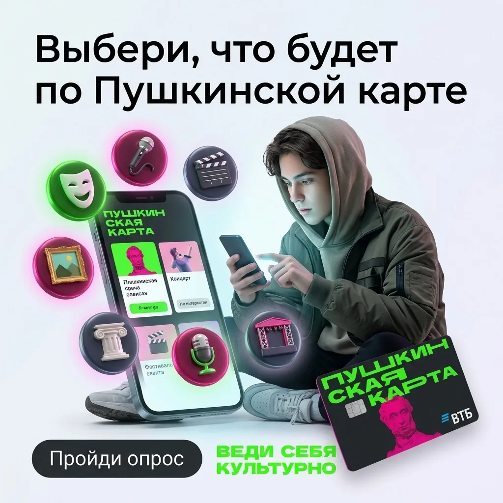 ТЫ ПОЛЬЗУЕШЬСЯ ПУШКИНСКОЙ КАРТОЙ? 🎭