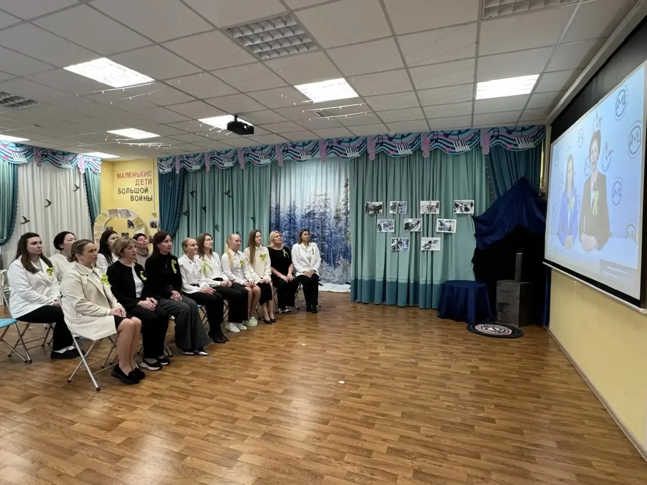 в День полного освобождения Ленинграда от фашистской блокады, педагоги нашего детского сада приняли 