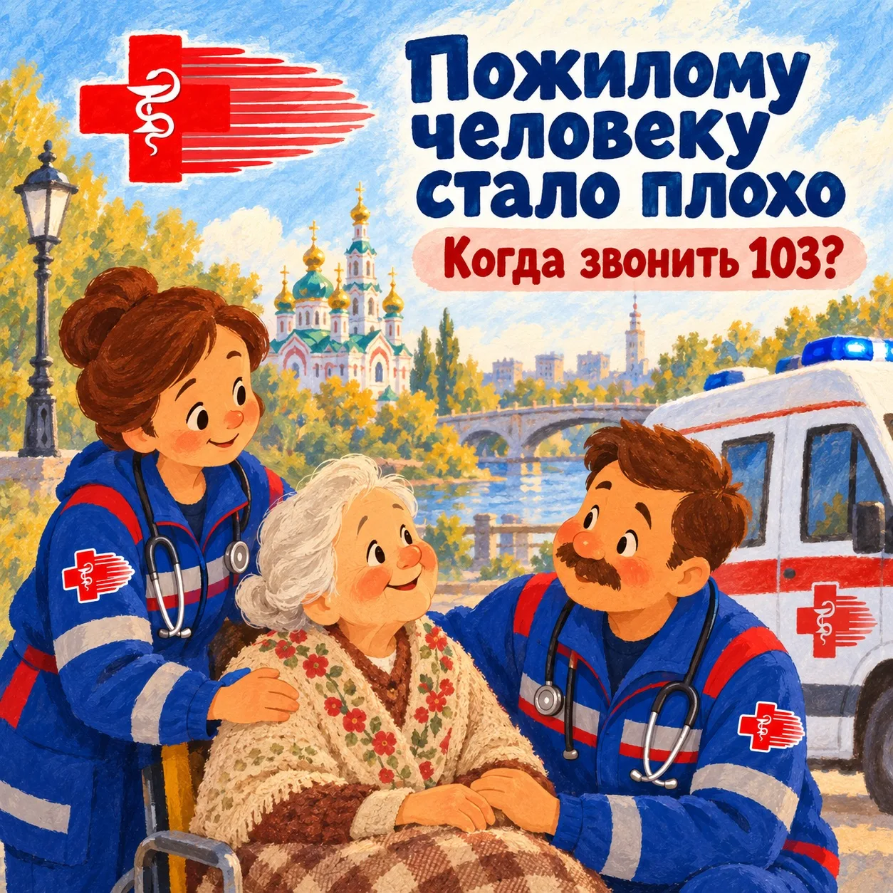 Пожилому человеку резко стало плохо: когда звонить 103?