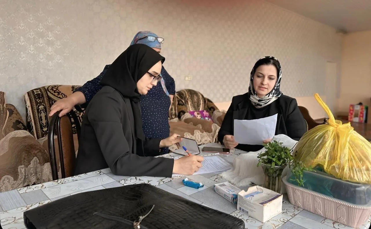 💎Заведующая отделом семьи Гуля Атаева и специалист Минара Адильсултанова совершили раб...