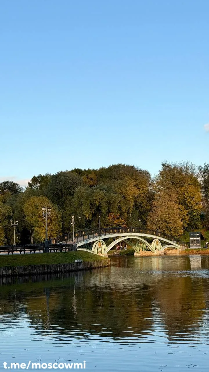 😍 Царицыно утопает в золотой осени.