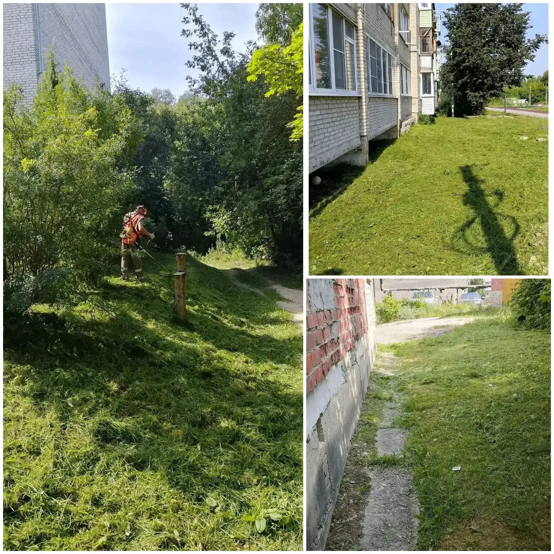 🏡Продолжаем наводить порядок на придомовых территориях:
