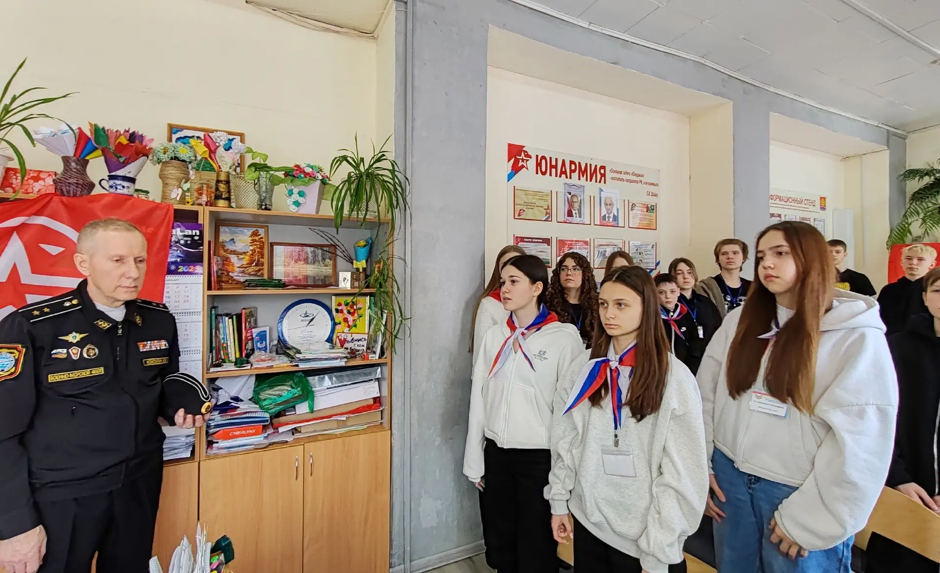 🎙«Классная встреча» в рамках Всероссийской акции «Наши защитники Отечества»🇷🇺  ✨24 февраля в рамках 