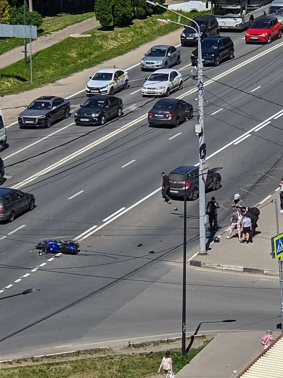 В Сергиевом Посаде произошло ДТП с участием мотоциклиста 🏍