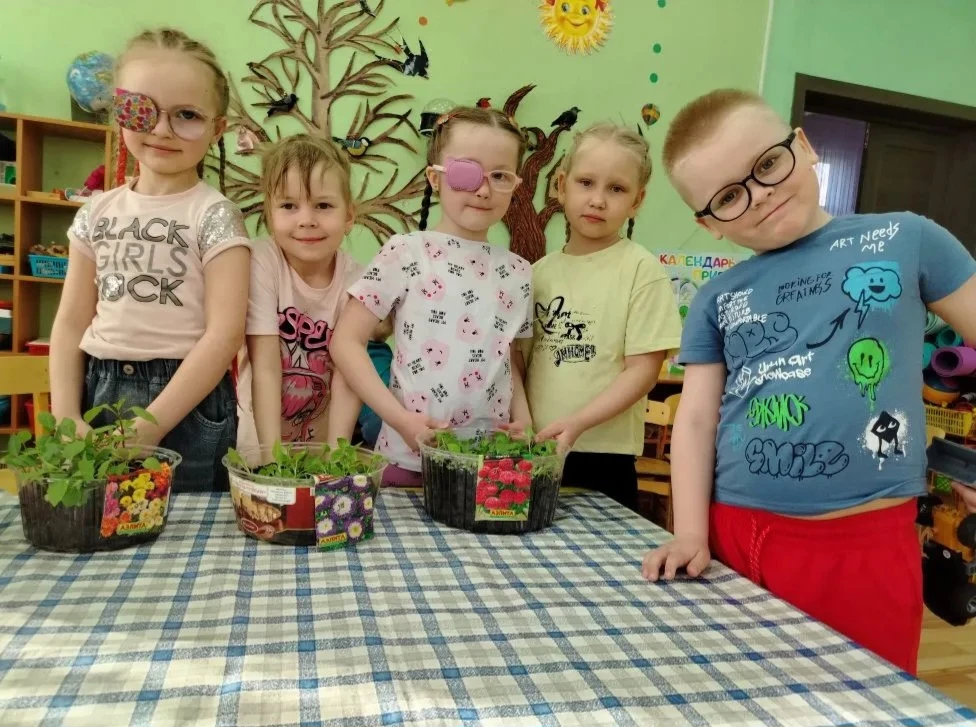 ️🌱Посаженные детьми группы