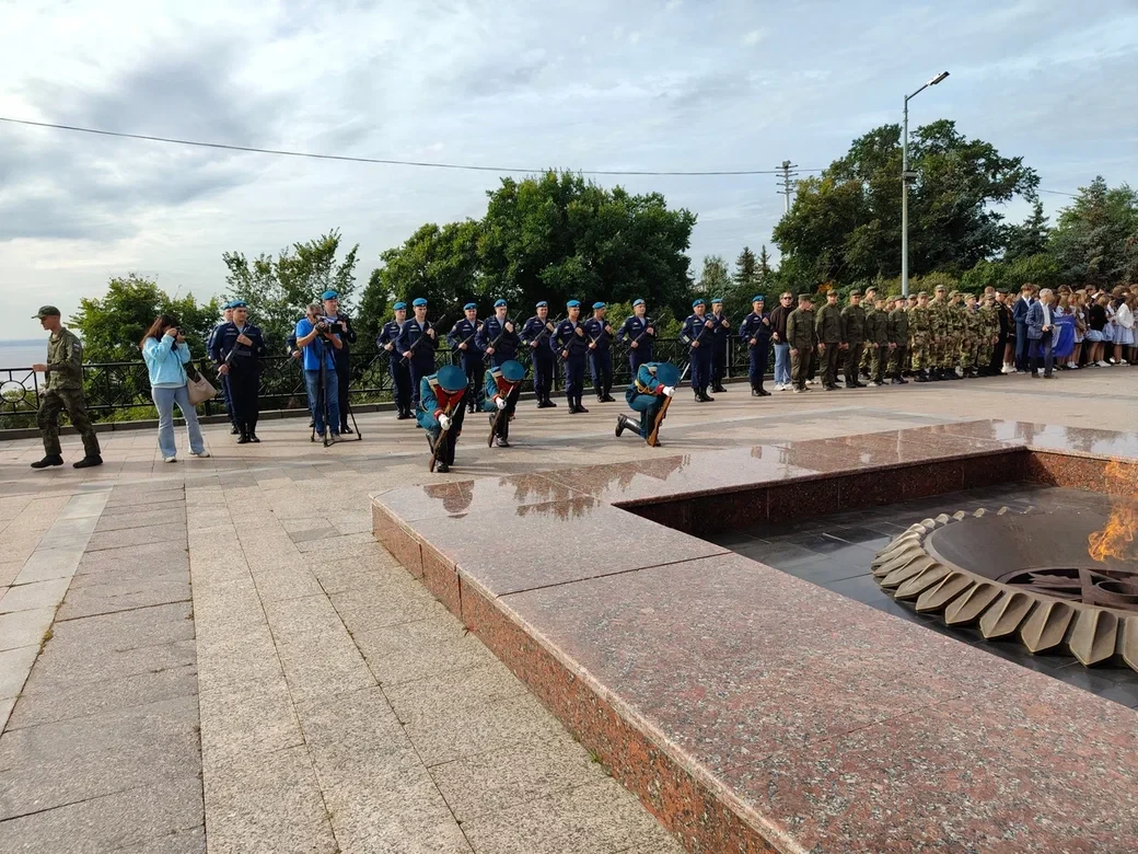 3 сентября на площади 30-летия Победы города Ульяновск, у монумента «Вечный огонь» сотр...
