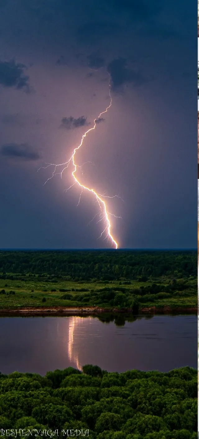 ⚡️Удары линейных молний за Вяткой в Котельниче. 

https://vk.com/beshenyaga