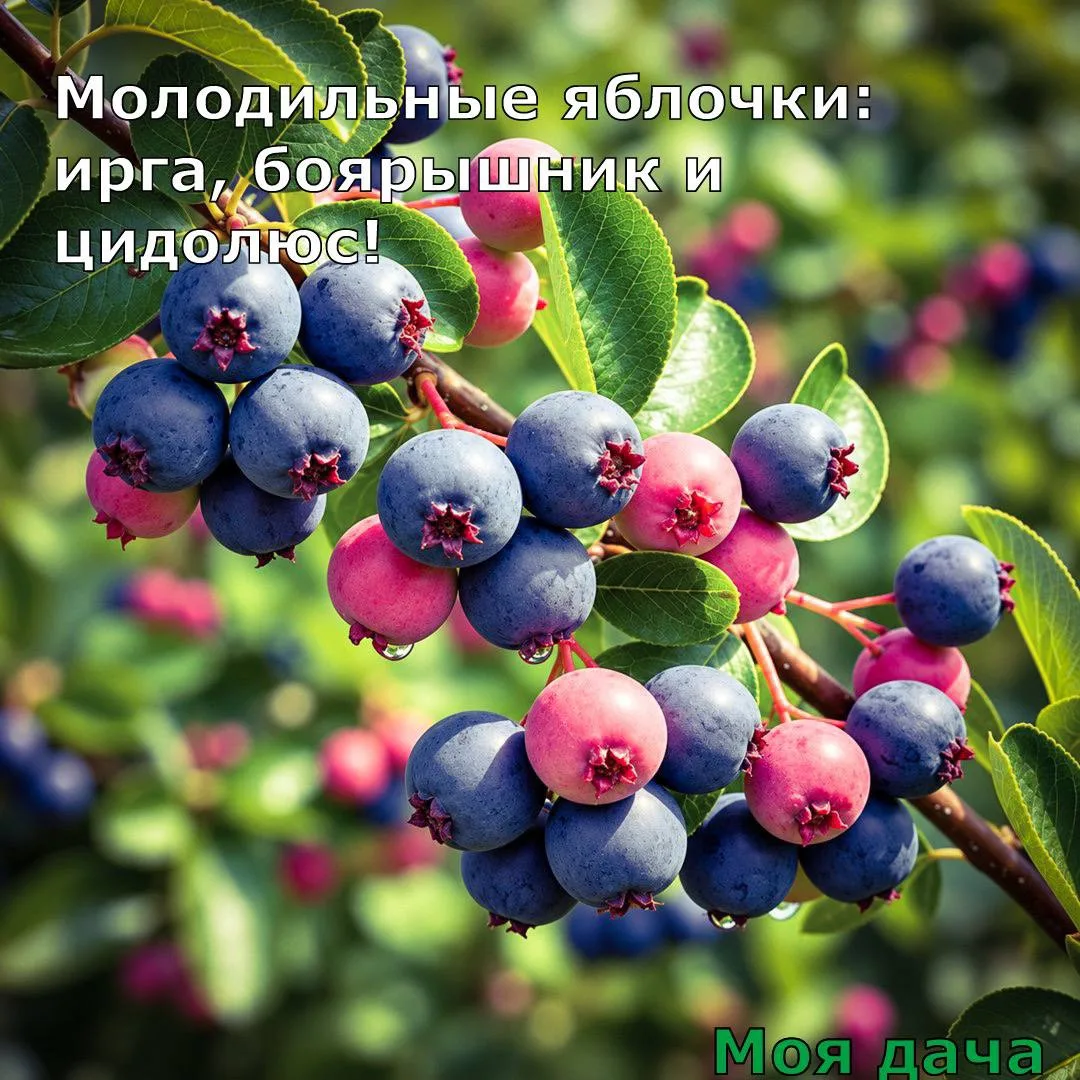 Молодильные яблочки: ирга, боярышник и цидолюс 🫐