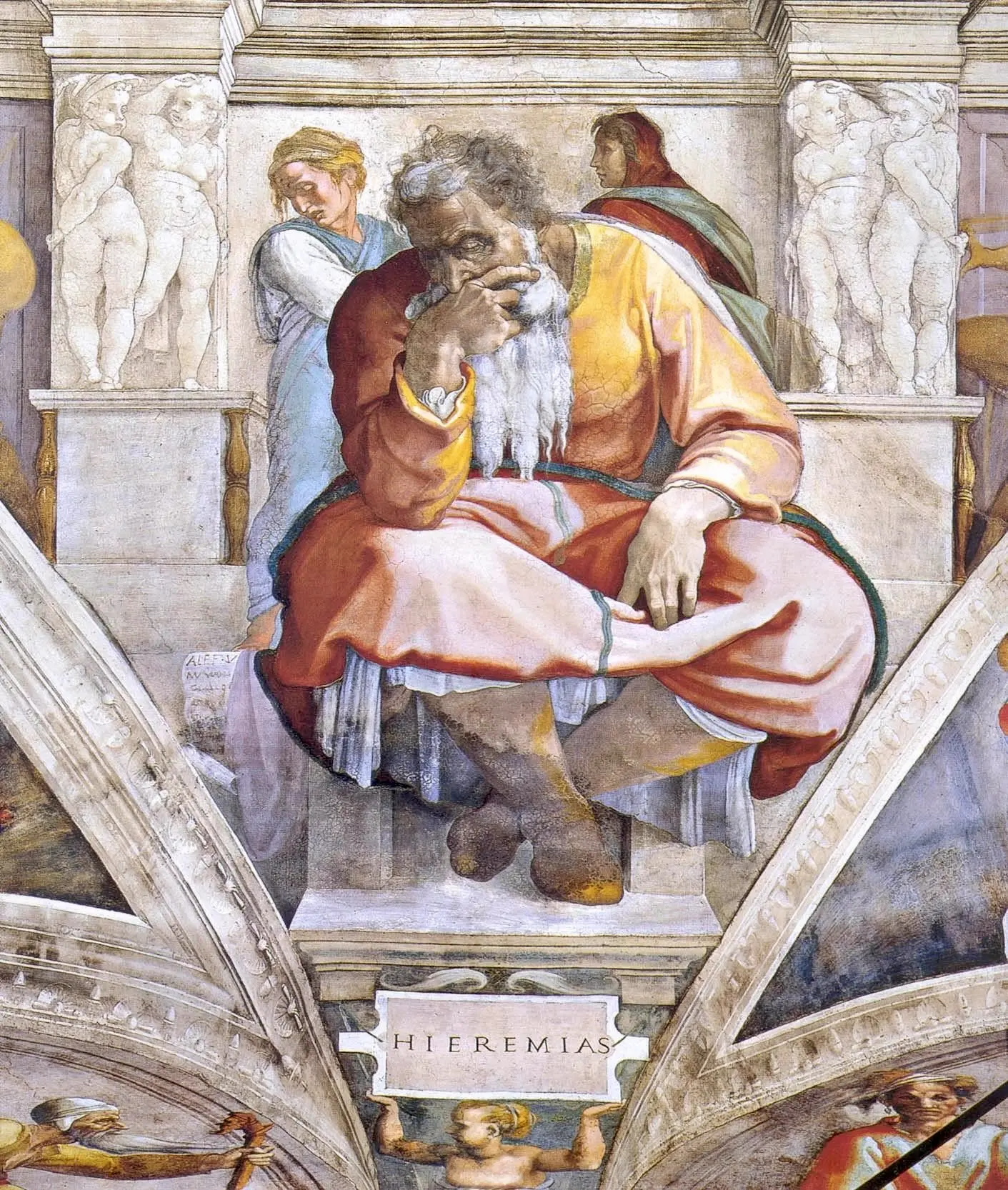 Микеланджело Буонаротти «Пророк Иеремия» 1512 г.