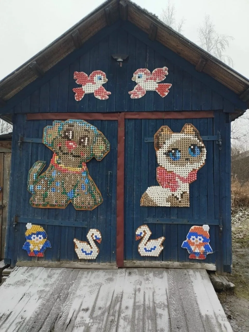 🥰 Искусство оно такое! Порой простое, но такое трогательное!