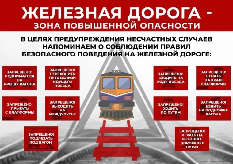 🚆 ОПАСНОСТЬ У ПУТЕЙ! ЖЕЛЕЗНАЯ ДОРОГА — НЕ МЕСТО ДЛЯ ИГР!