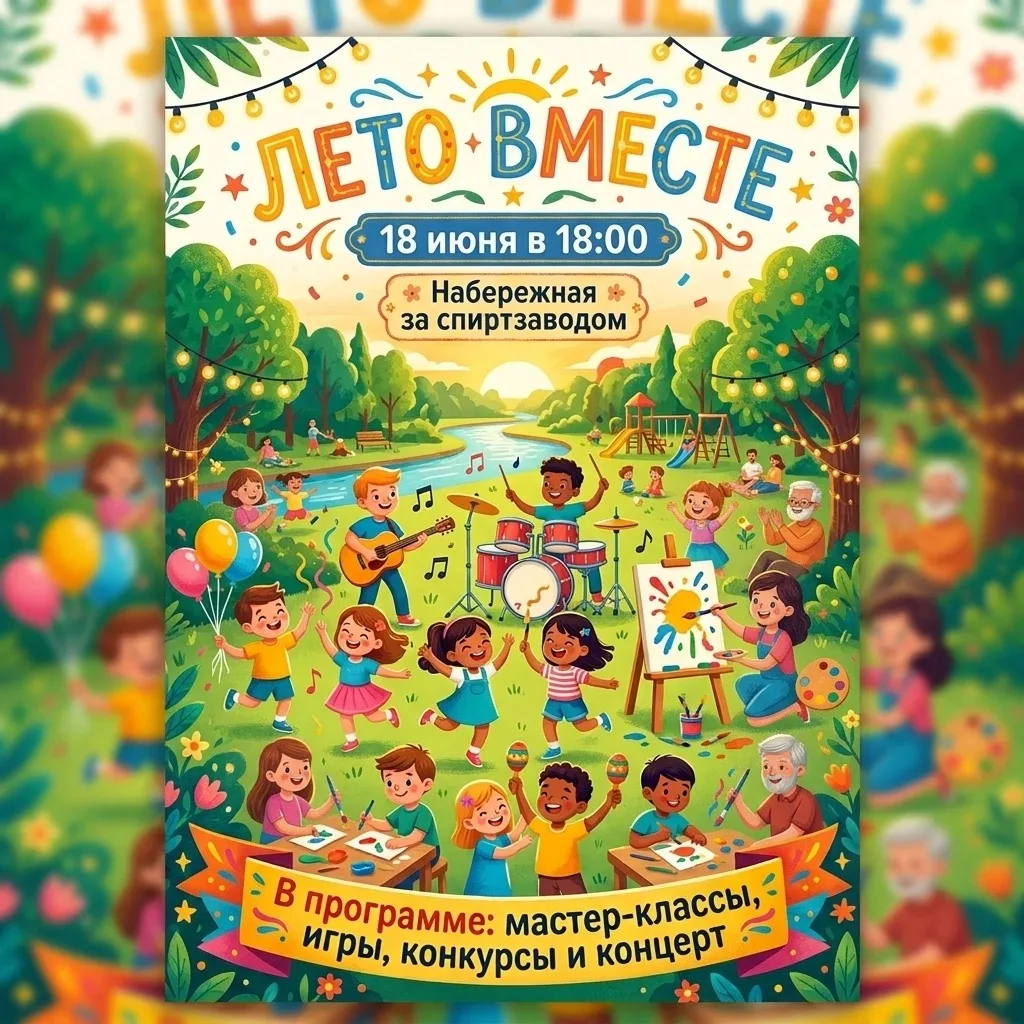 ❤️Приглашаем вас на яркое событие, которое пройдет в рамках проекта «Лето в Татарстане".