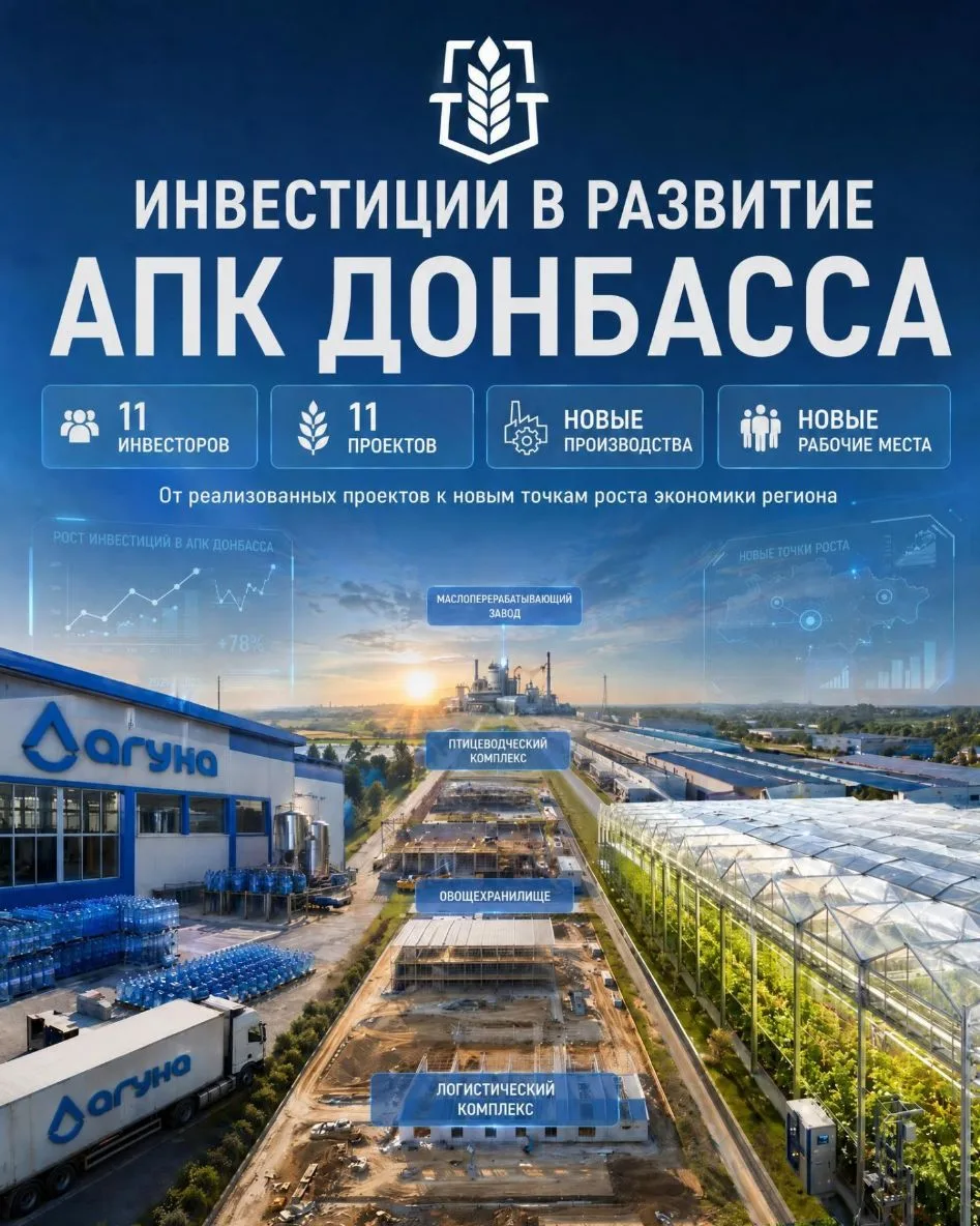 В ДНР создают новые точки роста экономики через инвестиционные проекты в АПК

Продолжаем привлекать 