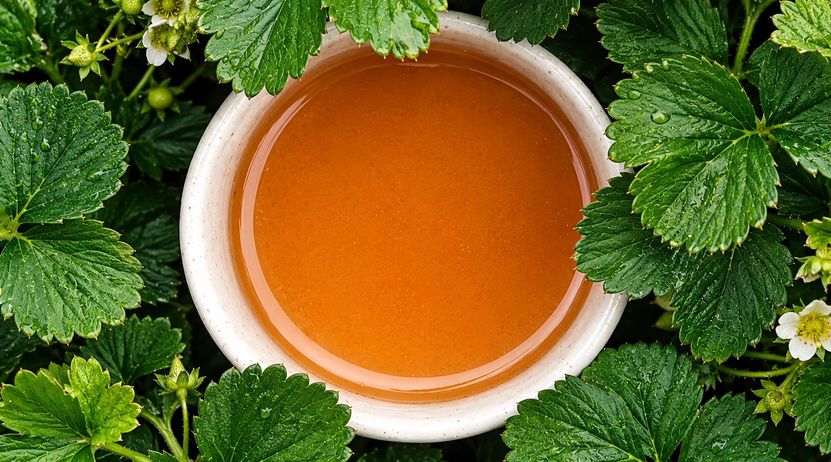 🍓 Чёрный чай для подкормки клубники