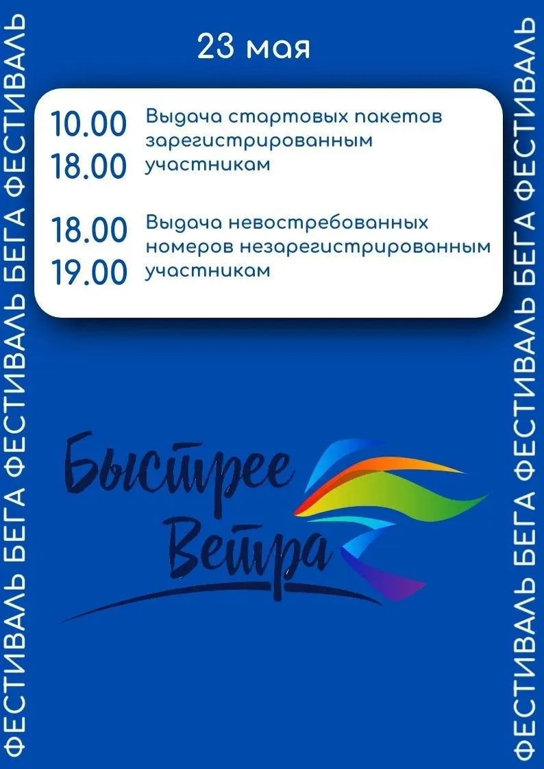 Программа фестиваля «Быстрее ветра», посвящённого памяти Н.Г. Булакина