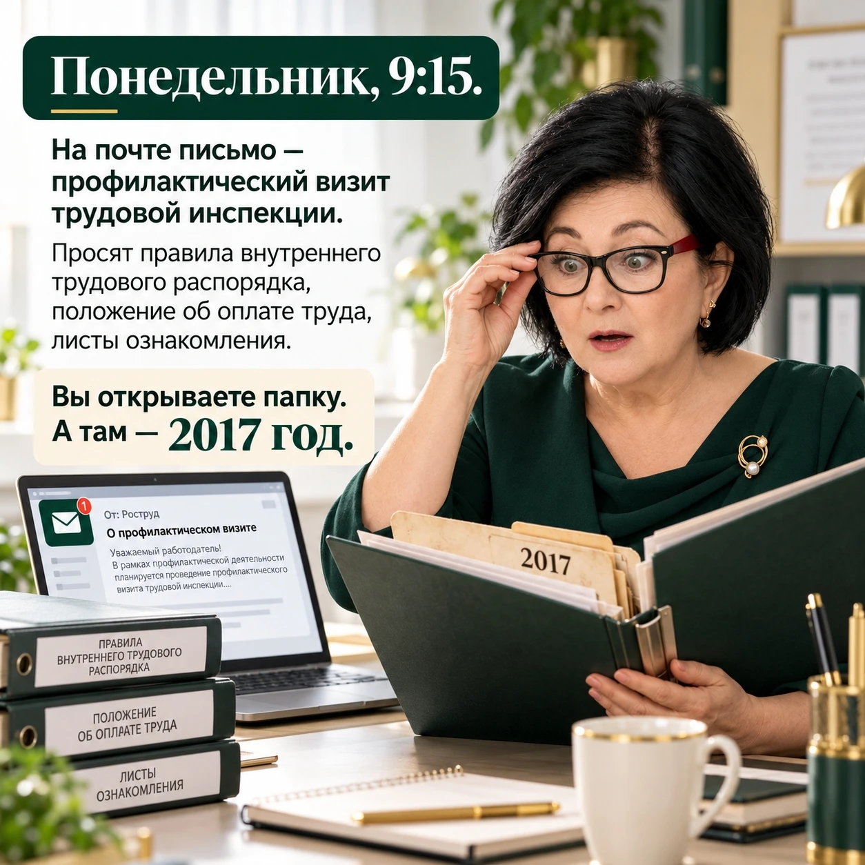 Понедельник, 9:15.
